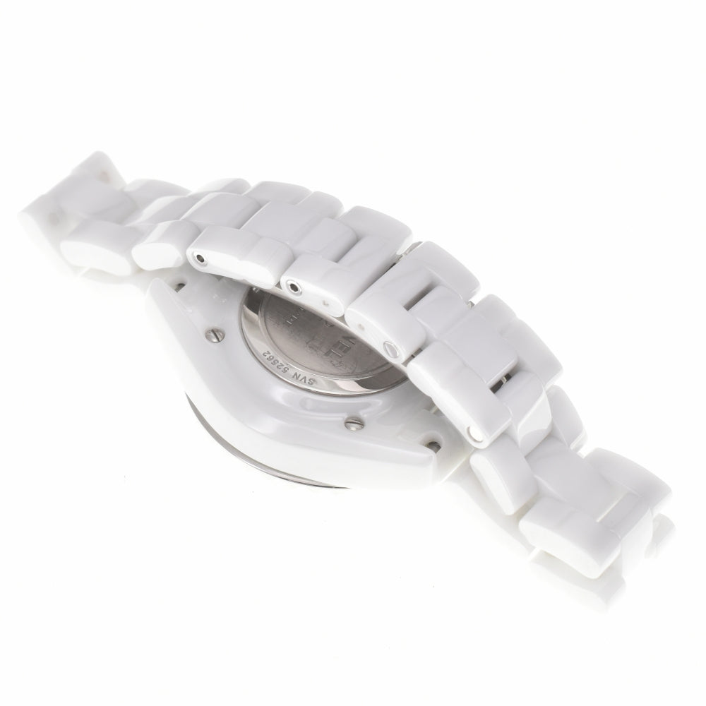 CHANEL J12 1.3" H5703 12P Diamond White Ceramic white Dial Quartz Ladies
 Watch □#139850