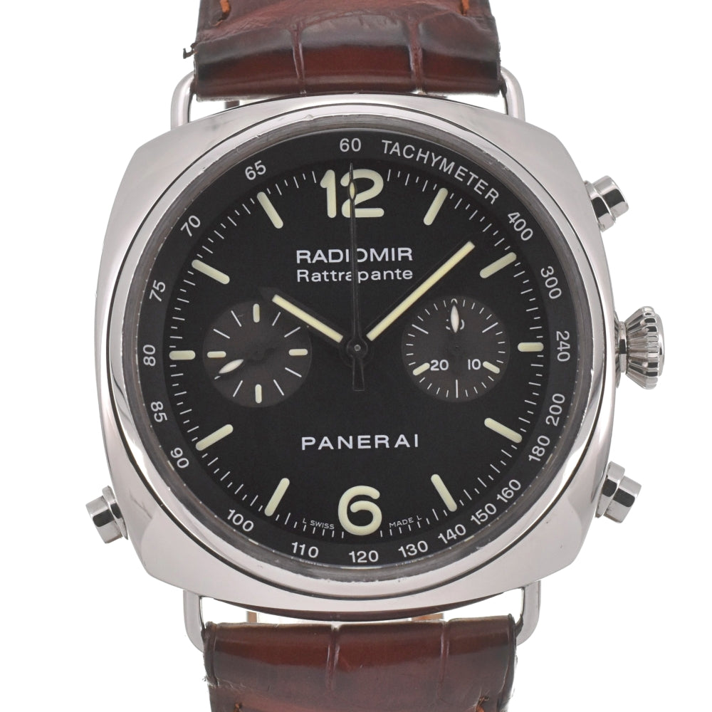 PANERAI Radiomir Rattrapante PAM00214 Chronograph black Dial Automatic Men's
 Watch I#139853