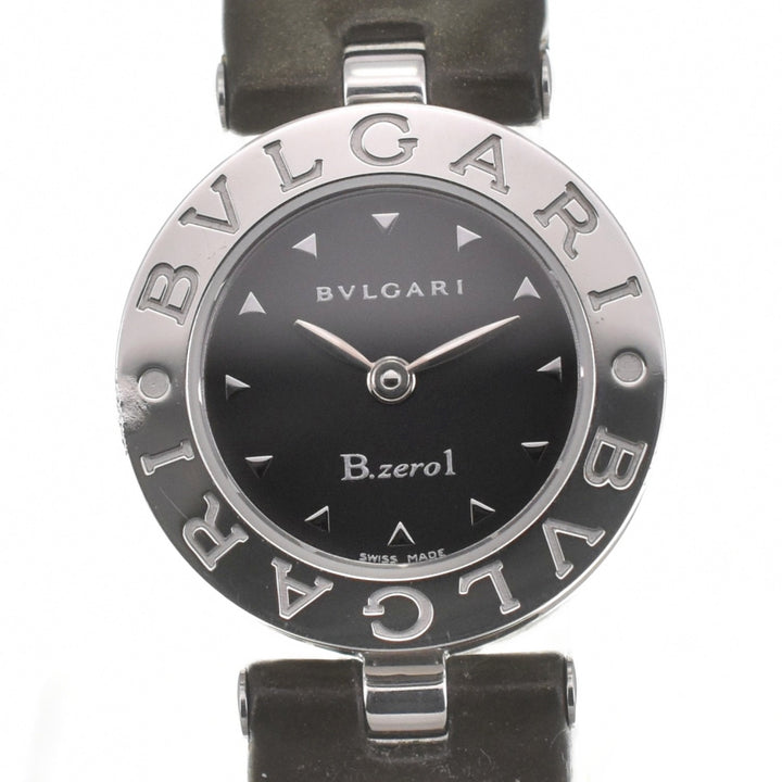 BVLGARI B.zero1 BZ22S Stainless Steel / Leather black Dial Quartz Ladies
 Watch I#139895