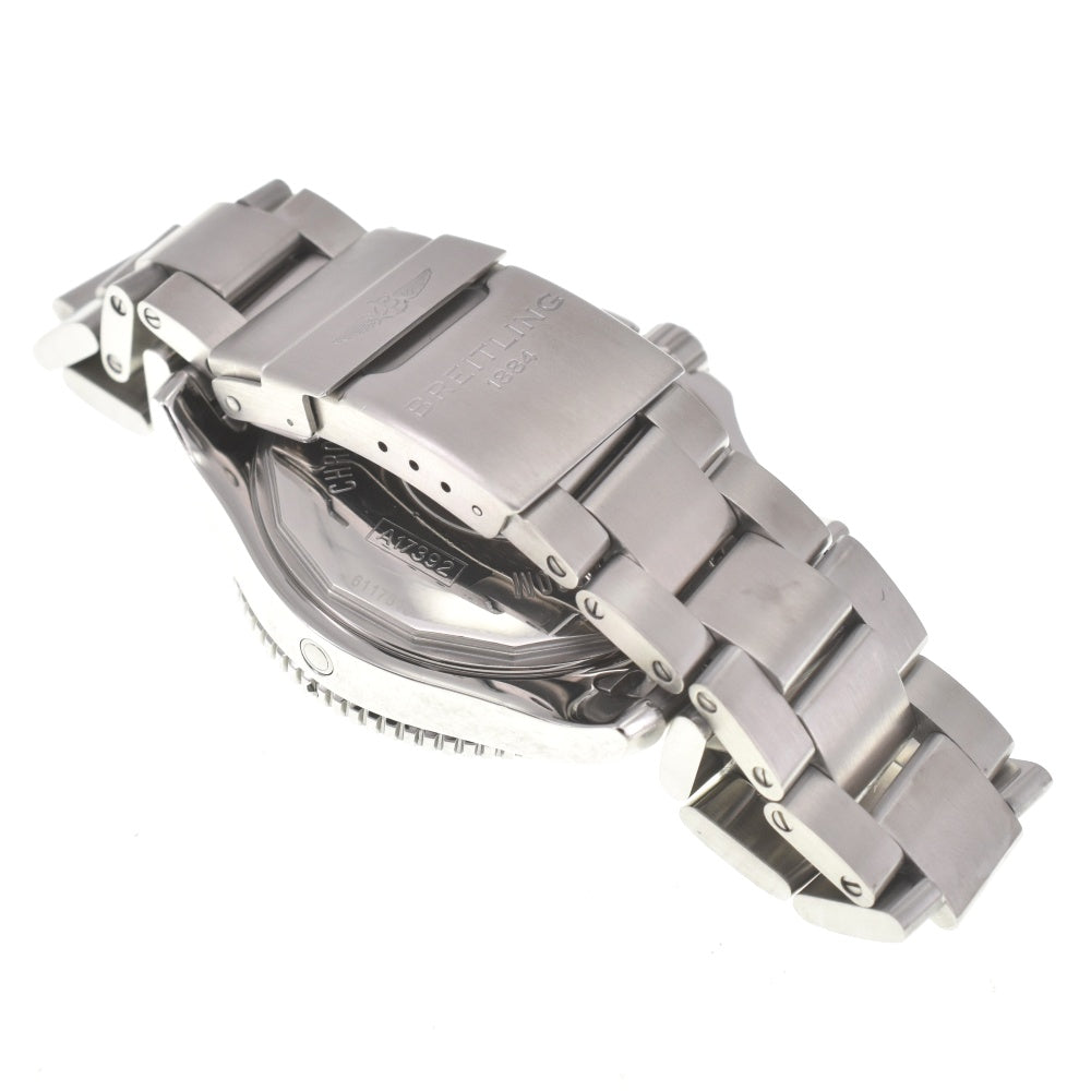 with paper BREITLING Super Ocean II 44 A17392 blue Dial Automatic Men's
 Watch I#139909