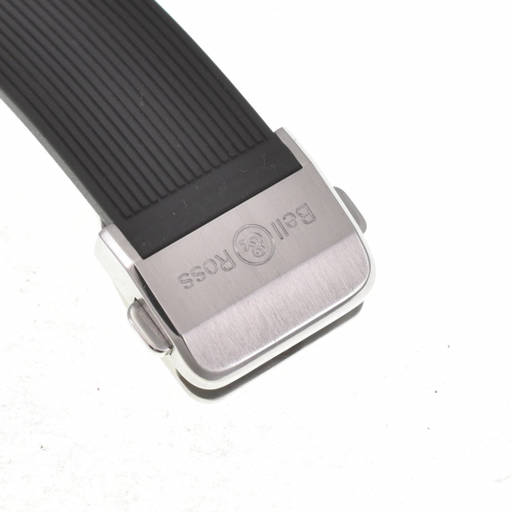 with paper Bell＆Ross Black steel BR05A-BL-ST/SRB Stainless Steel / Rubber black Dial Automatic Men's
 Watch I#139915