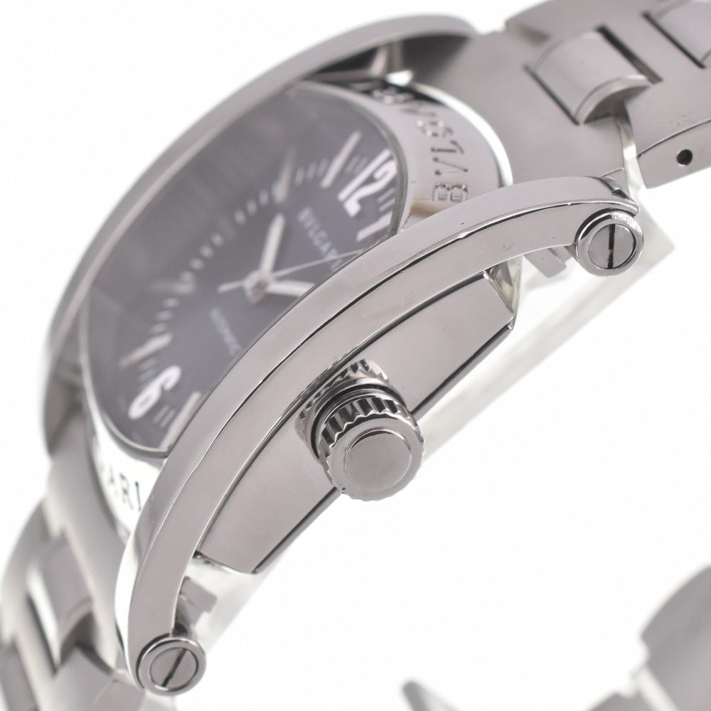 with paper BVLGARI Assioma AA44S Date blue Dial Automatic Men's
 Watch I#139917