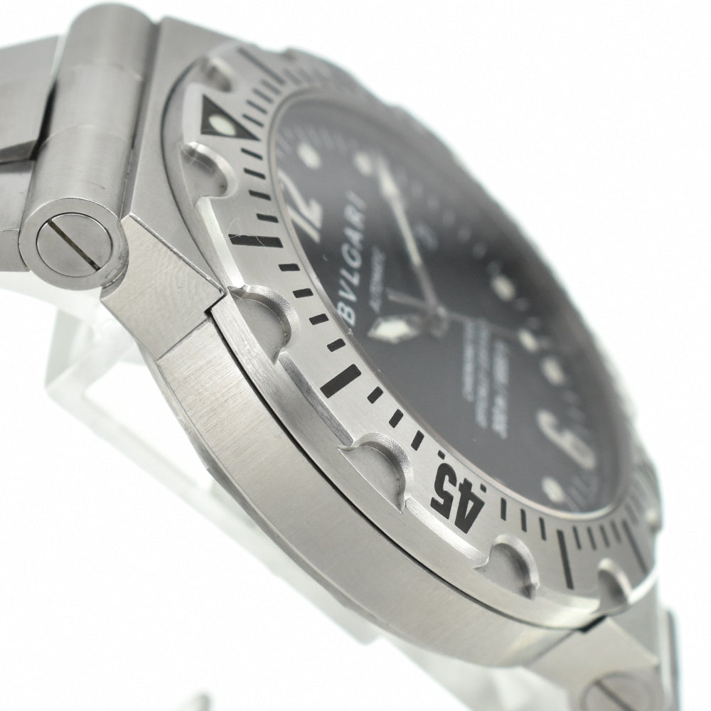 BVLGARI Diagono Scuba SD40S Date black Dial Automatic Men's
 Watch N#139929