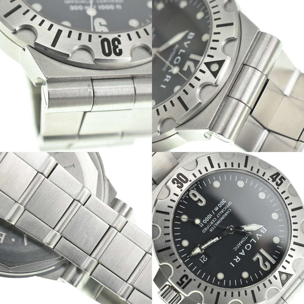 BVLGARI Diagono Scuba SD40S Date black Dial Automatic Men's
 Watch N#139929