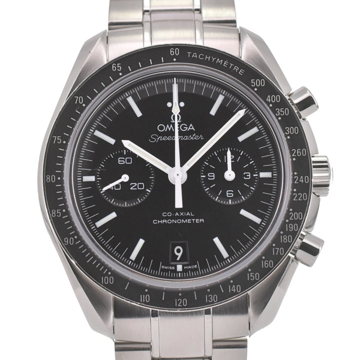 with paper OMEGA Speedmaster 2 Counter CO-AXIAL 311.30.44.51.01.002 black Dial Automatic Men's
 Watch I#139947