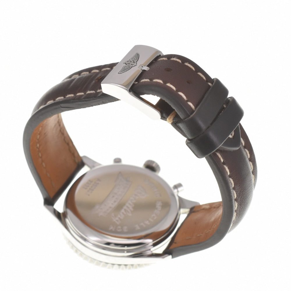 with paper BREITLING Navitimer Montbrillant Spaciograph A36030.1 Silver Dial Automatic Men's
 Watch L#139969