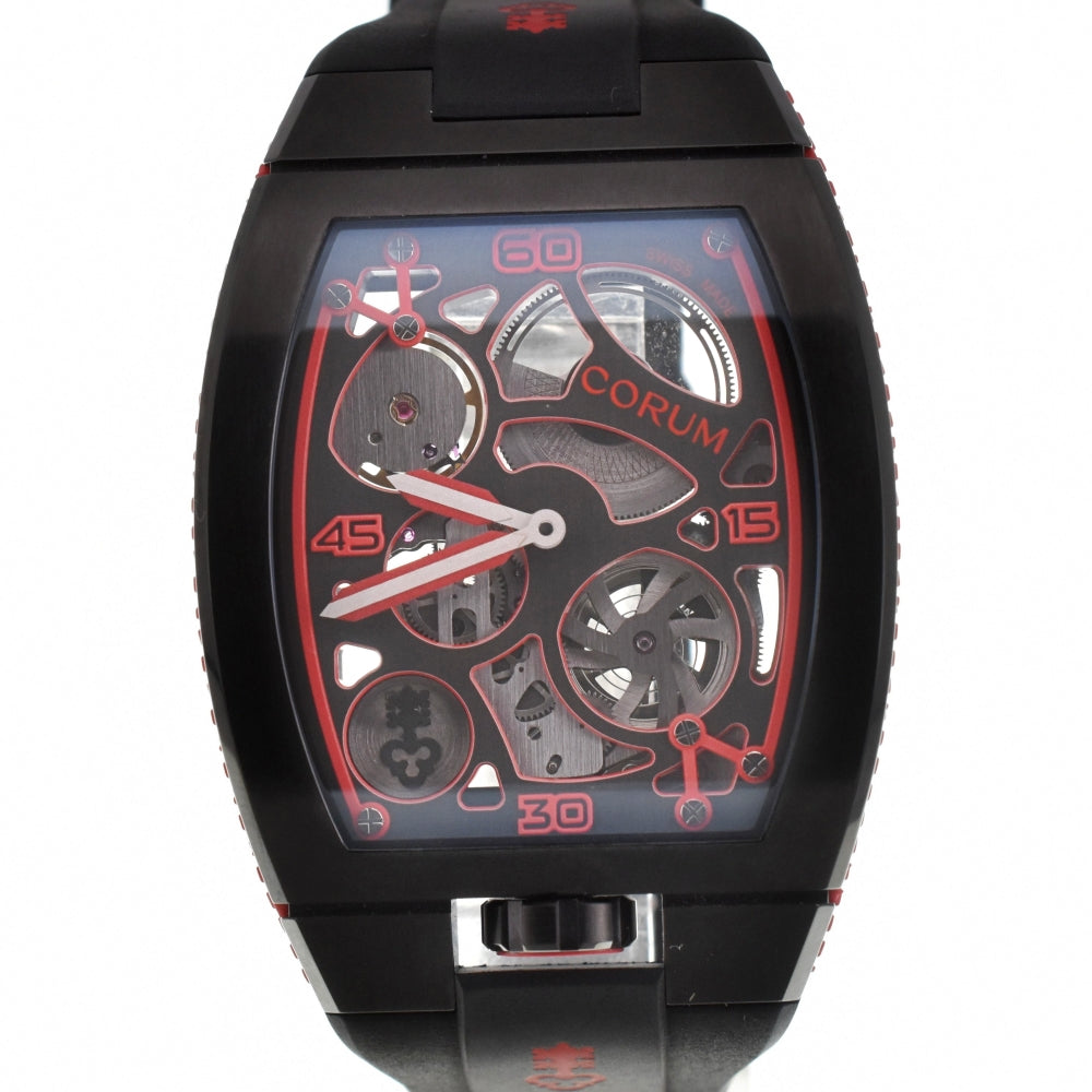 with paper CORUM Lab 01 410.100.95/F371 AR01 Limited item skeleton Dial Automatic Men's
 Watch I#139970