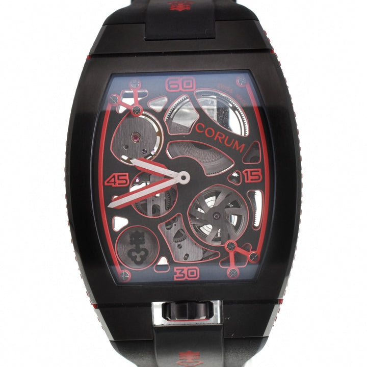 with paper CORUM Lab 01 410.100.95/F371 AR01 Limited item skeleton Dial Automatic Men's
 Watch I#139970