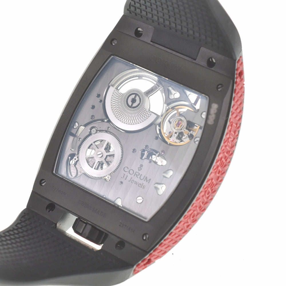 with paper CORUM Lab 01 410.100.95/F371 AR01 Limited item skeleton Dial Automatic Men's
 Watch I#139970