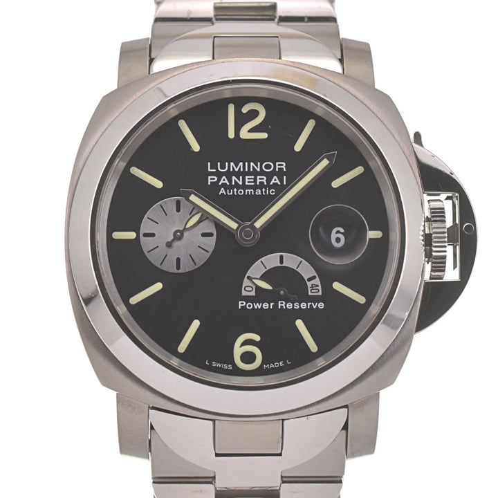 with paper PANERAI Luminor PAM00171 Small second power reserve date black Dial Automatic Men's
 Watch L#139971