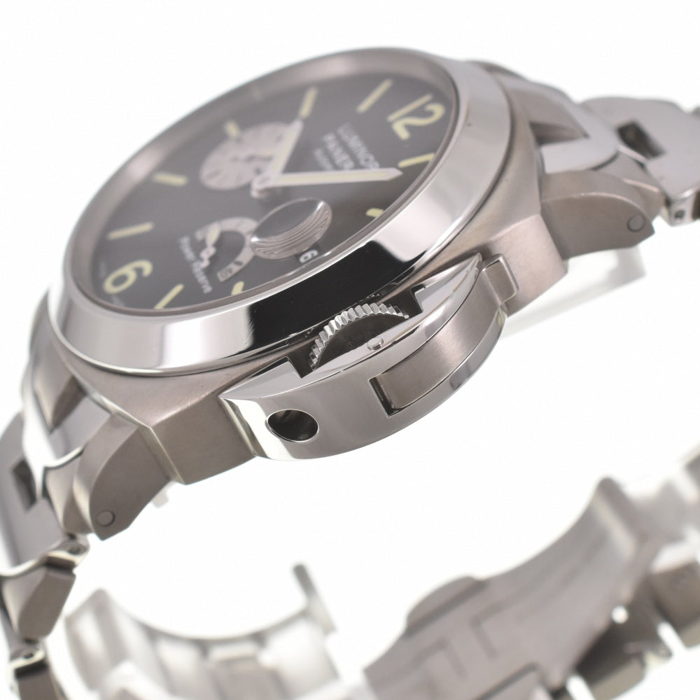 with paper PANERAI Luminor PAM00171 Small second power reserve date black Dial Automatic Men's
 Watch L#139971