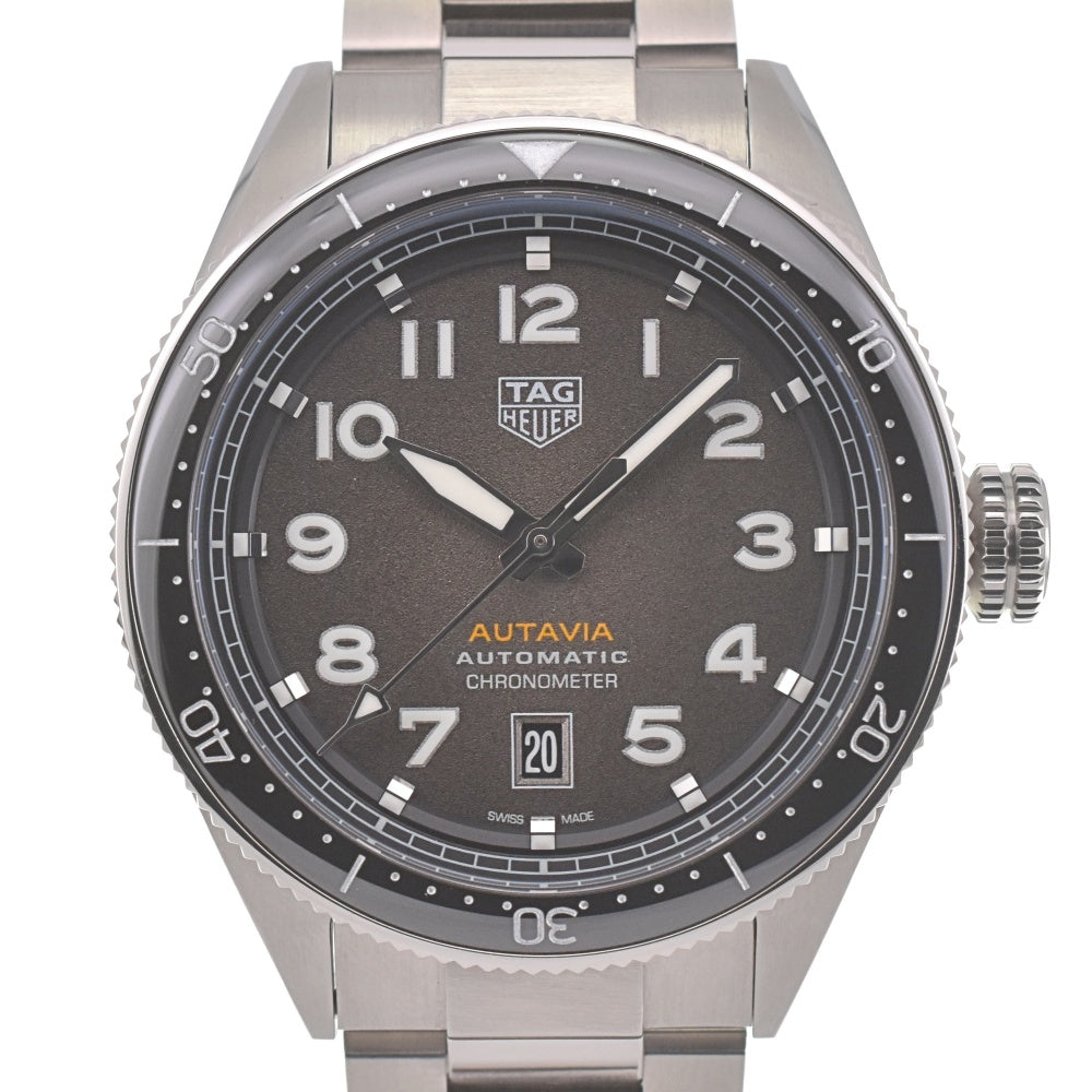 with paper TAG HEUER Otavia WBE5114.EB0173 Date chronometer gray Dial Automatic Men's
 Watch J#139972