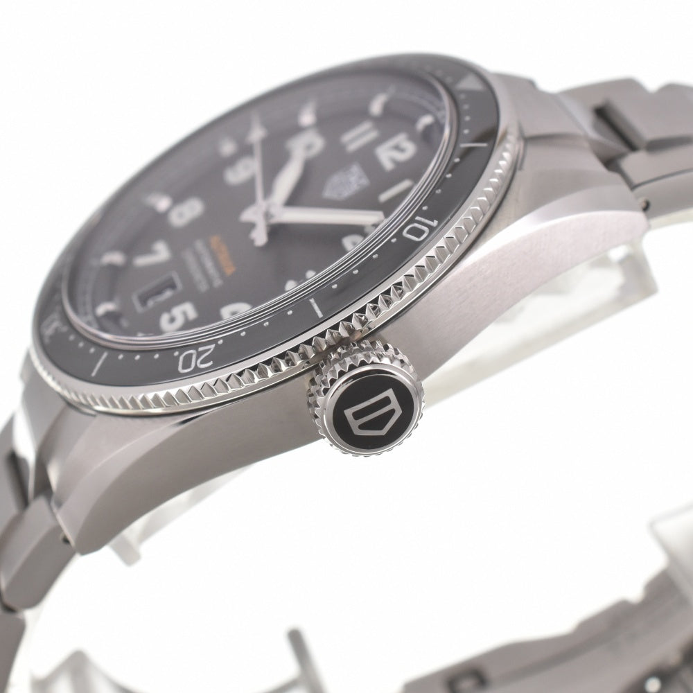 with paper TAG HEUER Otavia WBE5114.EB0173 Date chronometer gray Dial Automatic Men's
 Watch J#139972