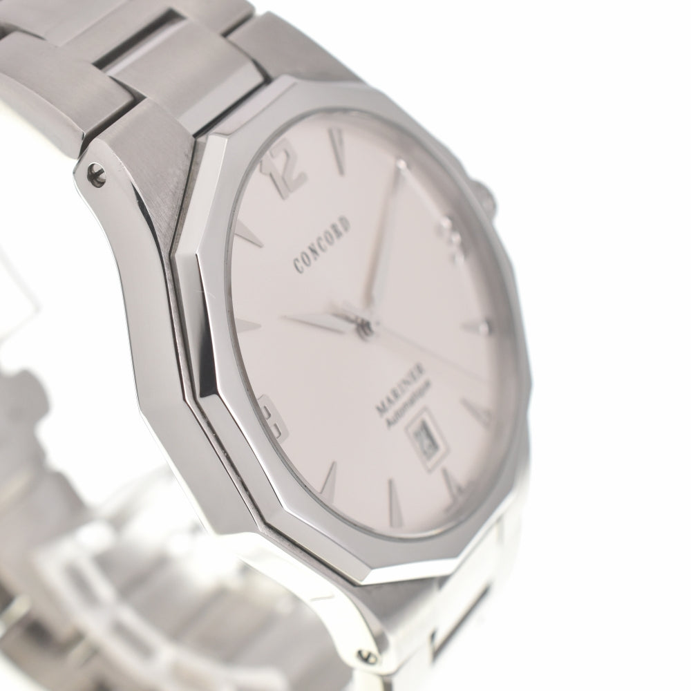 Concord Mariner Date see-through back Silver Dial Automatic Men's
 Watch J#139974