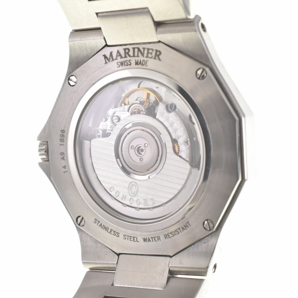 Concord Mariner Date see-through back Silver Dial Automatic Men's
 Watch J#139974