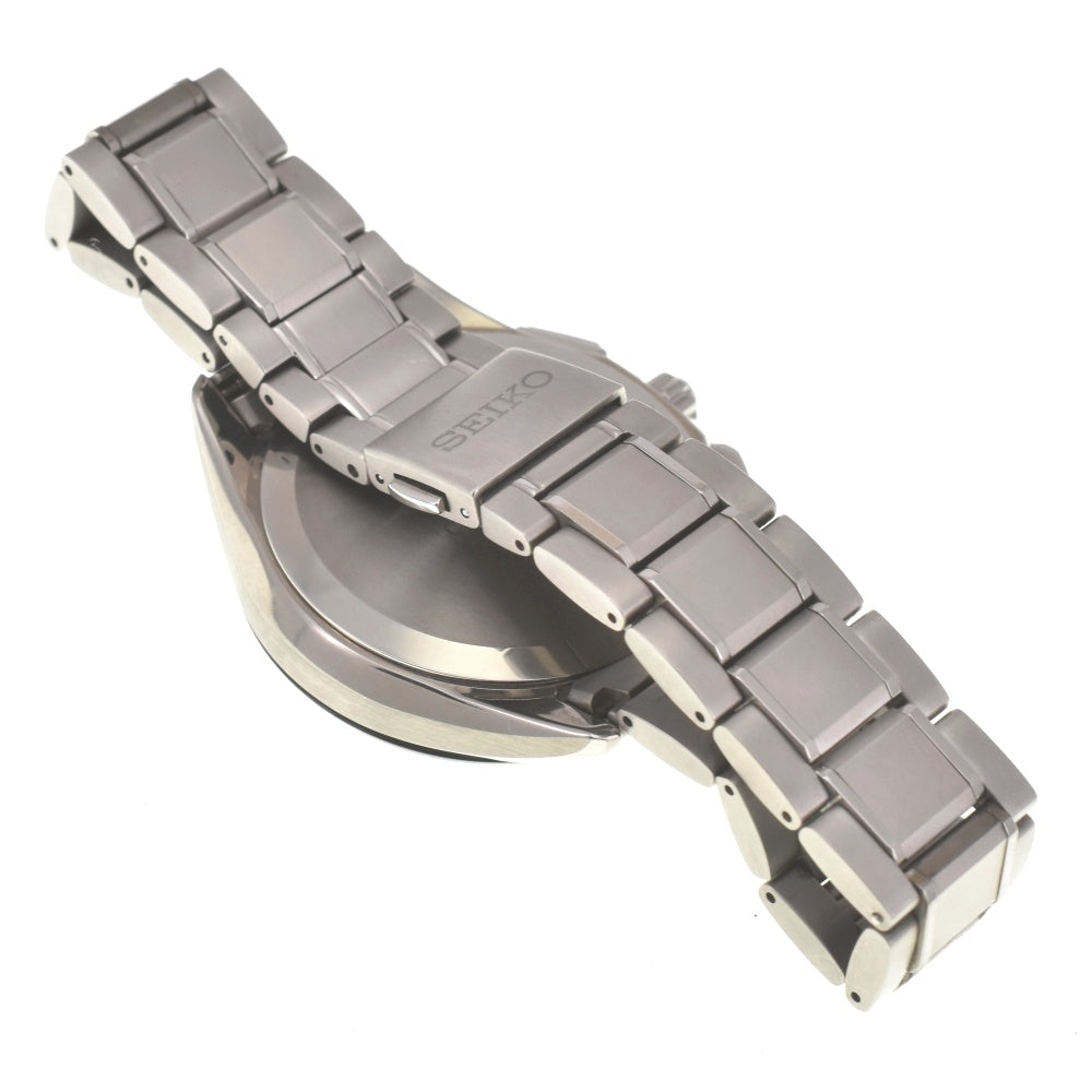 with paper SEIKO Brights SAGA231 Date Navy Dial Radio Sync Solar Men's
 Watch I#139976