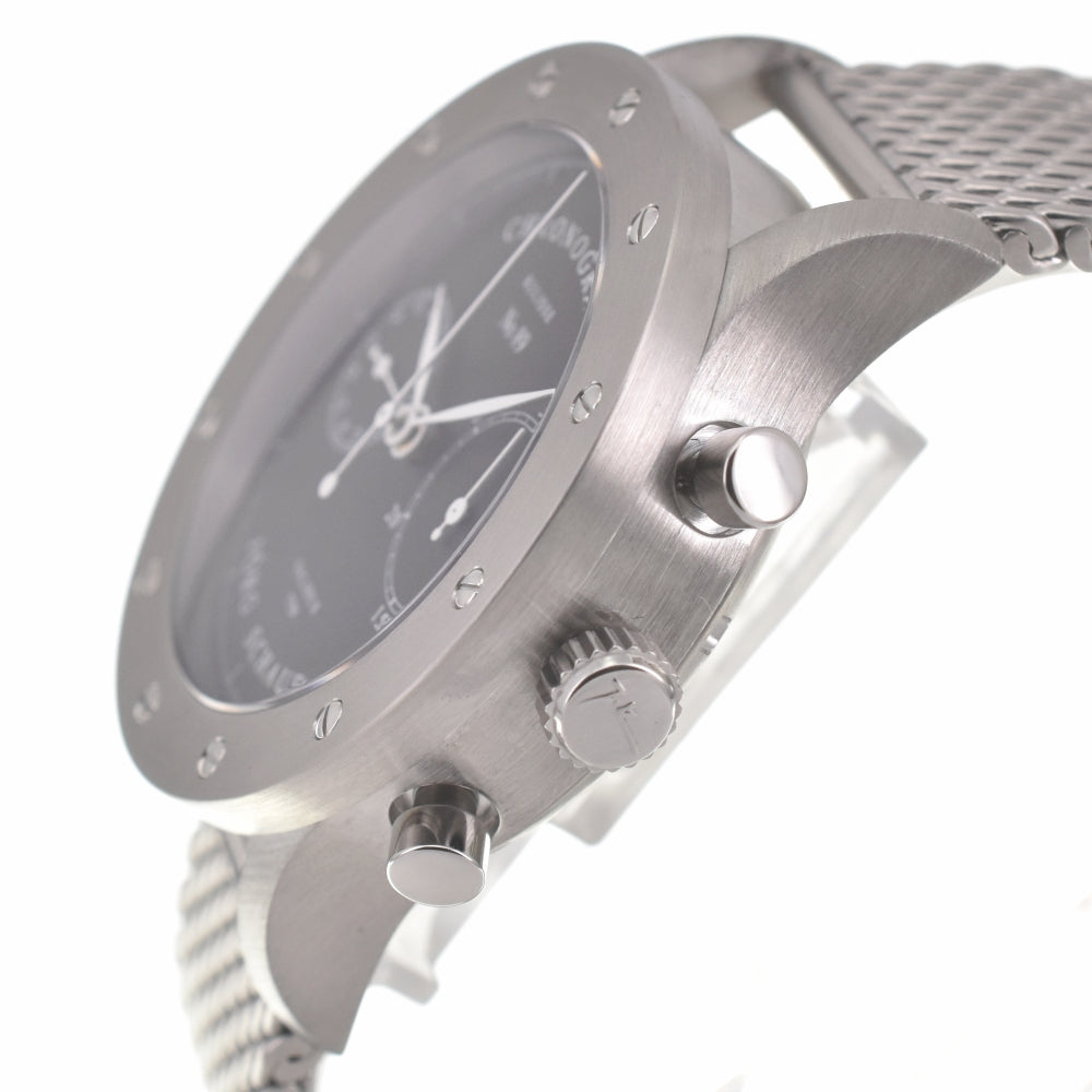 with paper JORG SCHAUER EDITI0N11 Chronograph black Dial Automatic Men's
 Watch J#139978