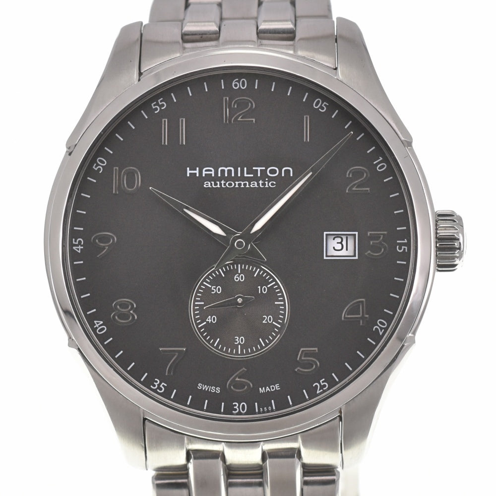 HAMILTON Jazz master H425150 Small second date see-through back Dark gray Dial Automatic Men's
 Watch J#139983
