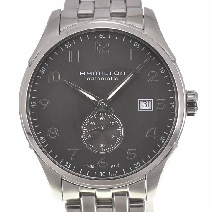 HAMILTON Jazz master H425150 Small second date see-through back Dark gray Dial Automatic Men's
 Watch J#139983