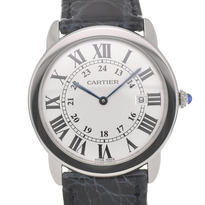 CARTIER Ronde SoloLM W6700255 Date Silver Dial Quartz Men's
 Watch L#139999