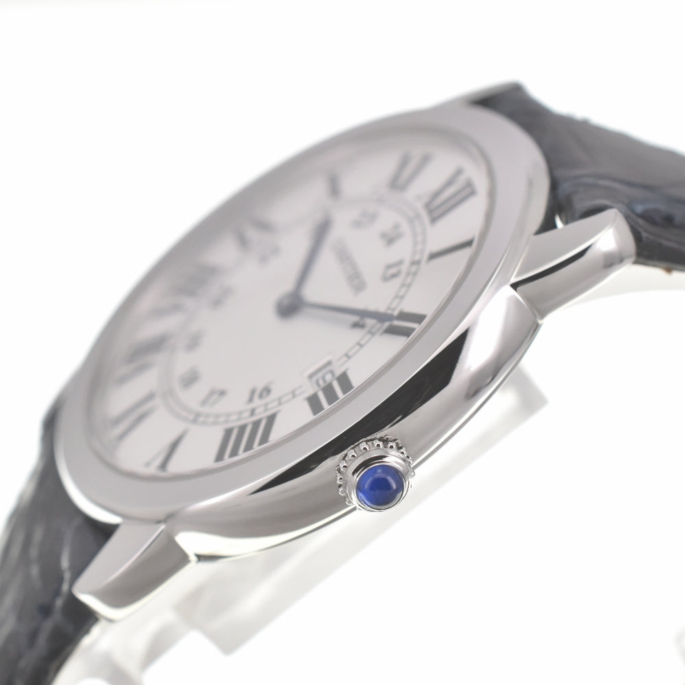 CARTIER Ronde SoloLM W6700255 Date Silver Dial Quartz Men's
 Watch L#139999