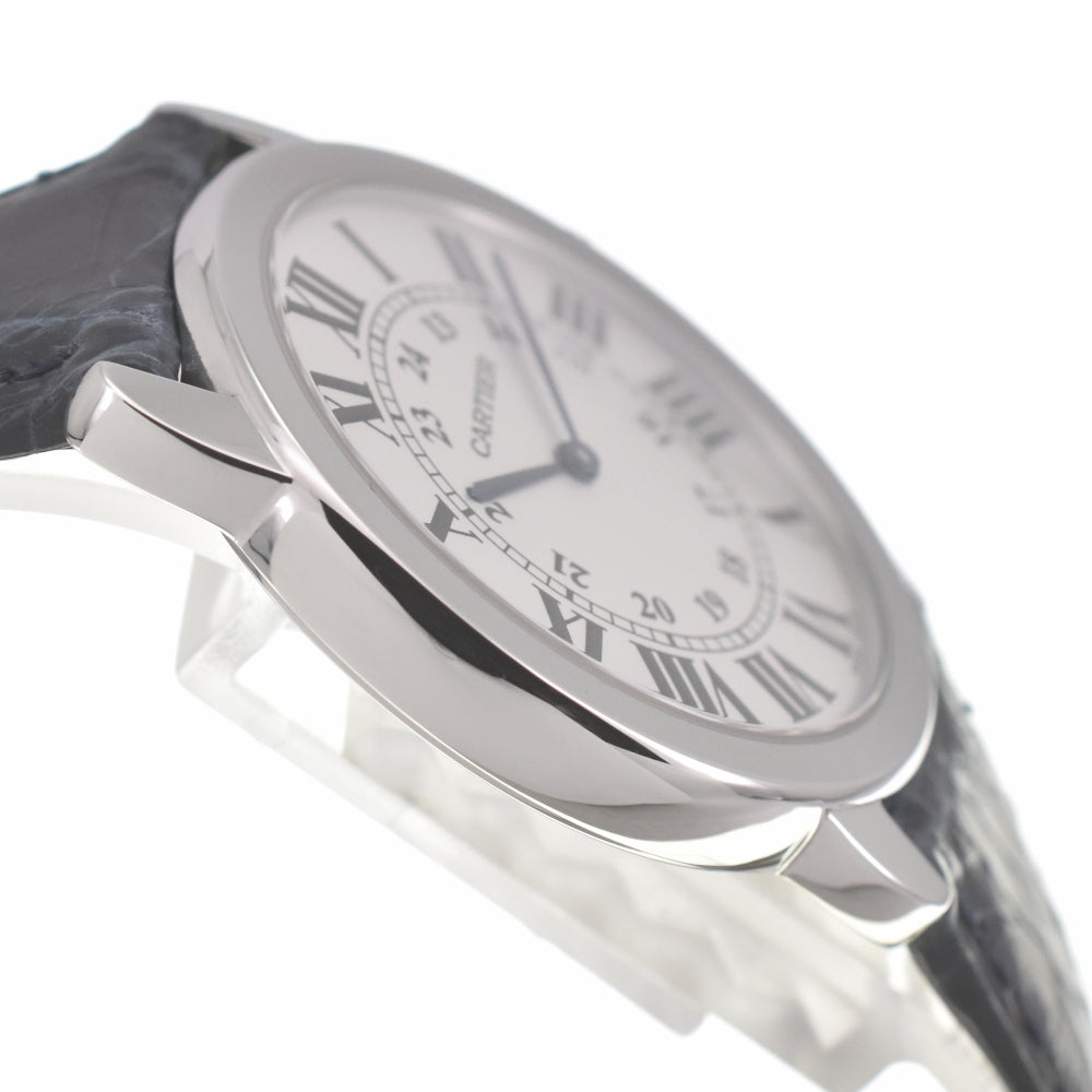 CARTIER Ronde SoloLM W6700255 Date Silver Dial Quartz Men's
 Watch L#139999