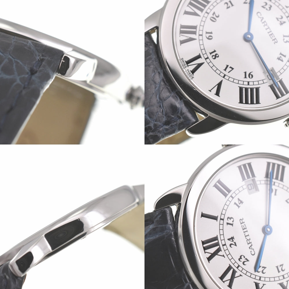 CARTIER Ronde SoloLM W6700255 Date Silver Dial Quartz Men's
 Watch L#139999