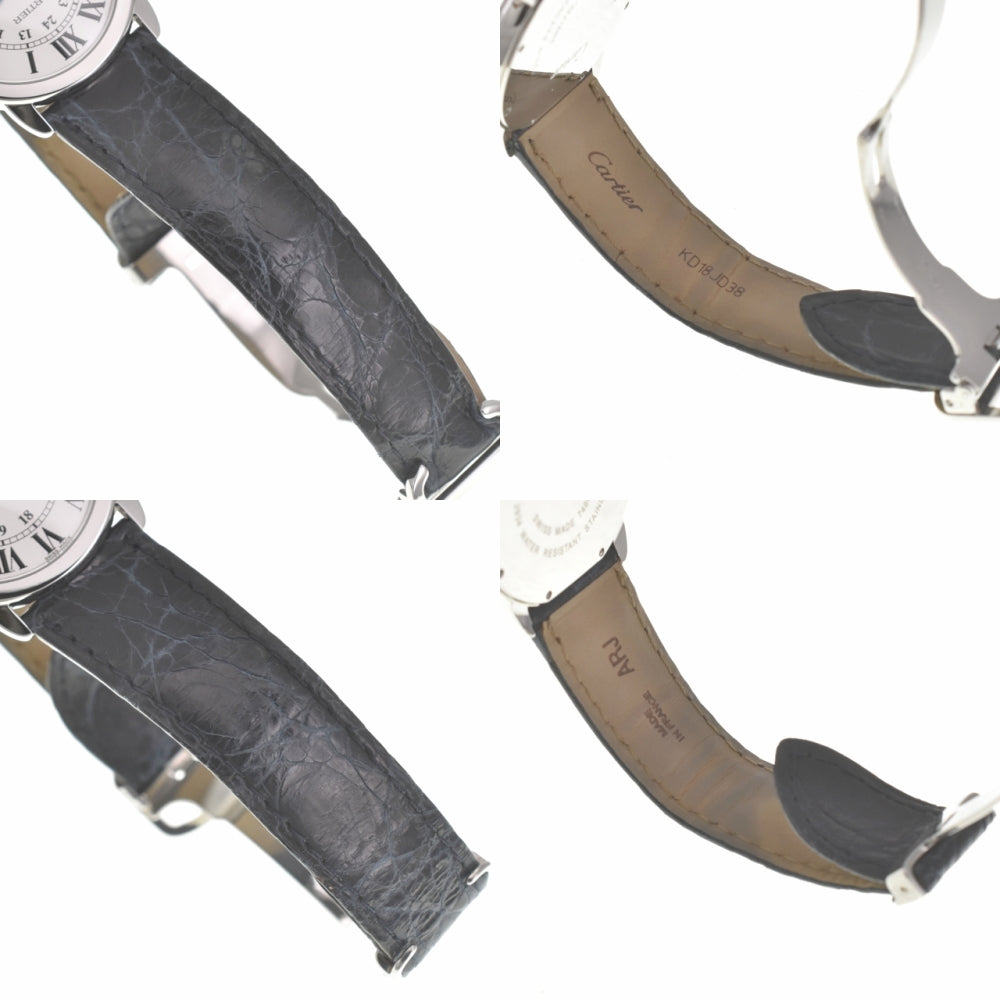 CARTIER Ronde SoloLM W6700255 Date Silver Dial Quartz Men's
 Watch L#139999