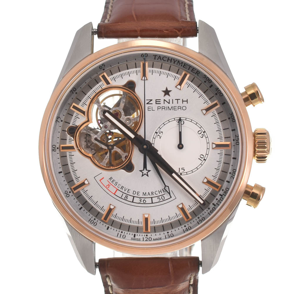 ZENITH El Primero Chrono Master Open 51.2080.4021/01.C494 Power reserve Silver Dial Automatic Men's
 Watch J#140007