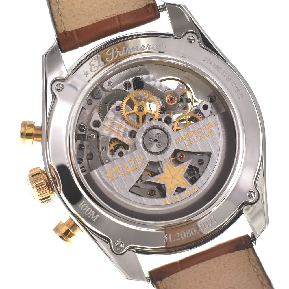 ZENITH El Primero Chrono Master Open 51.2080.4021/01.C494 Power reserve Silver Dial Automatic Men's
 Watch J#140007