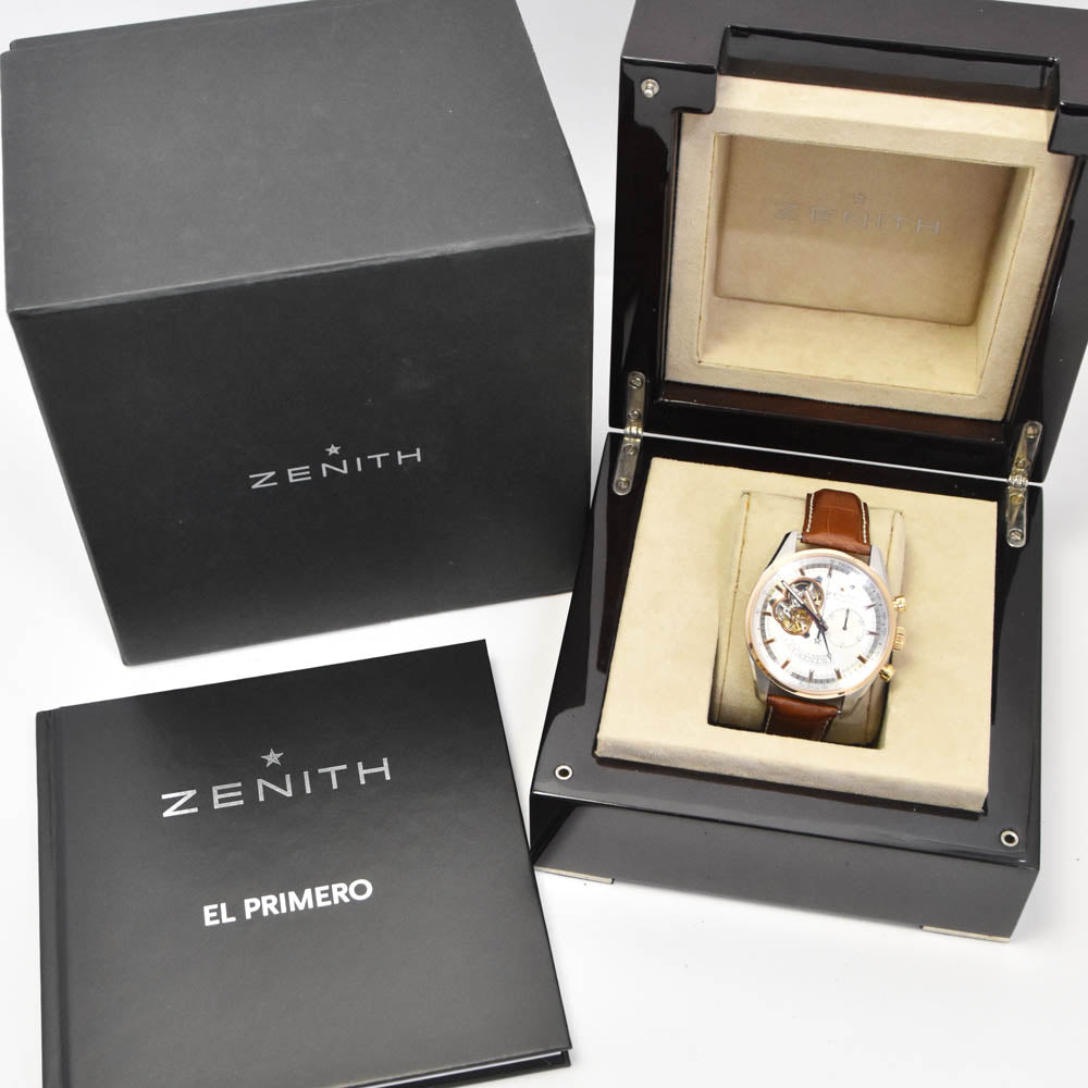 ZENITH El Primero Chrono Master Open 51.2080.4021/01.C494 Power reserve Silver Dial Automatic Men's
 Watch J#140007