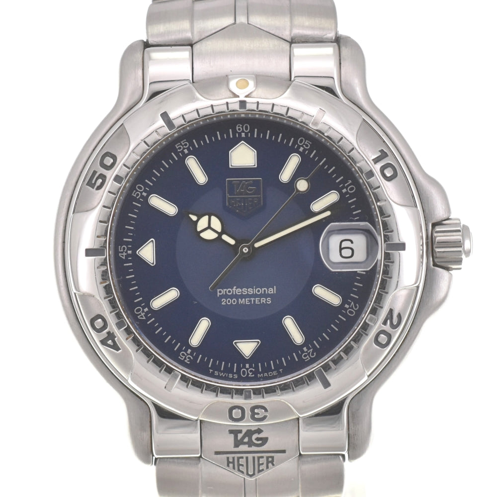 with paper TAG HEUER Professional 200M WH1115-K1 Date Navy Dial Quartz Men's
 Watch L#140009