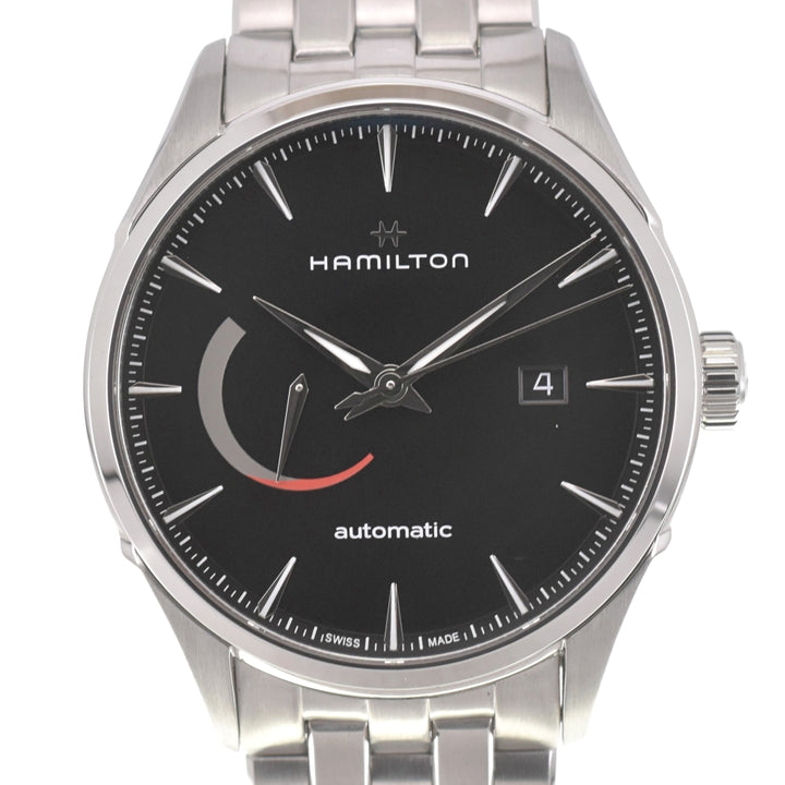 with paper HAMILTON Jazz master H326350 Power reserve black Dial Automatic Men's
 Watch J#140028