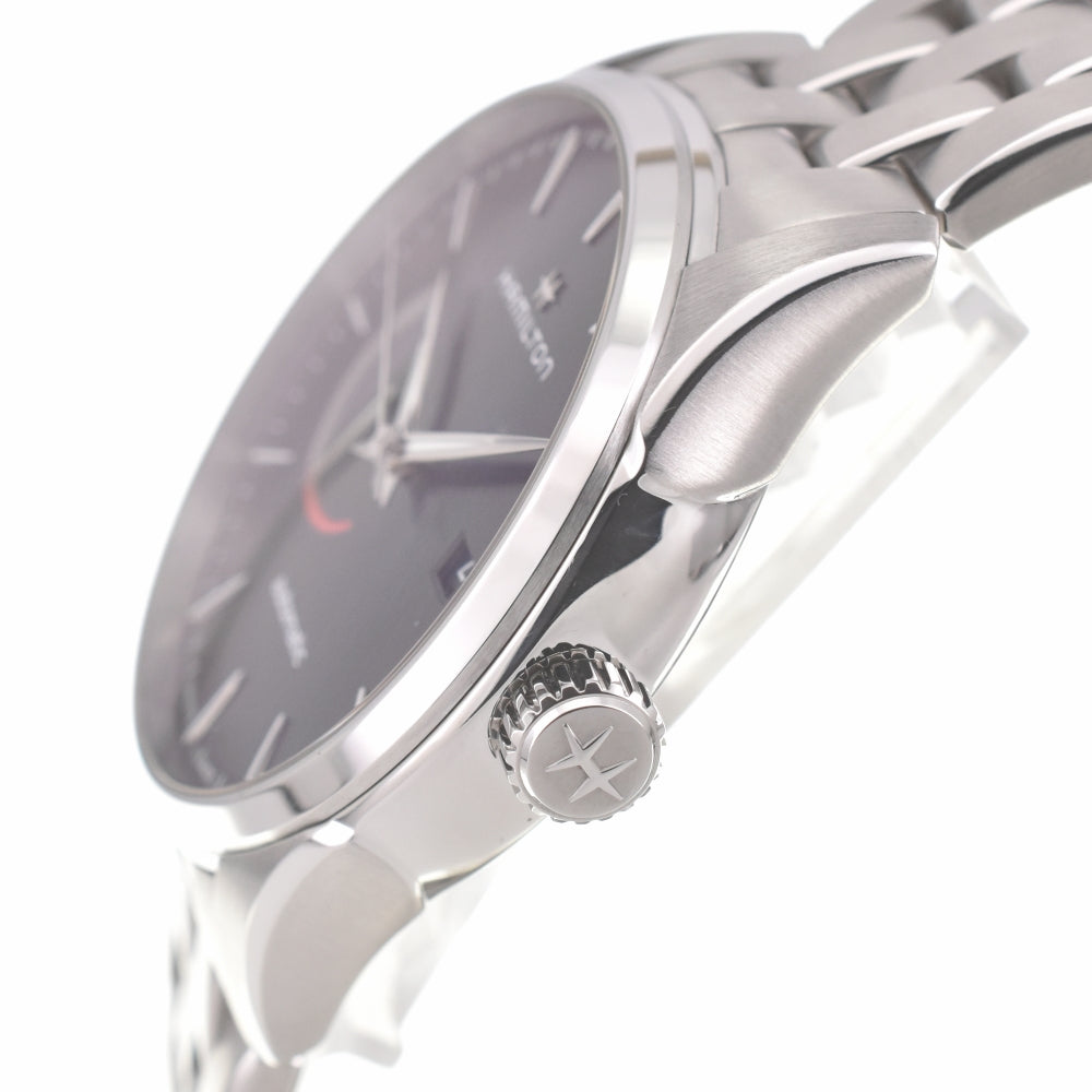 with paper HAMILTON Jazz master H326350 Power reserve black Dial Automatic Men's
 Watch J#140028