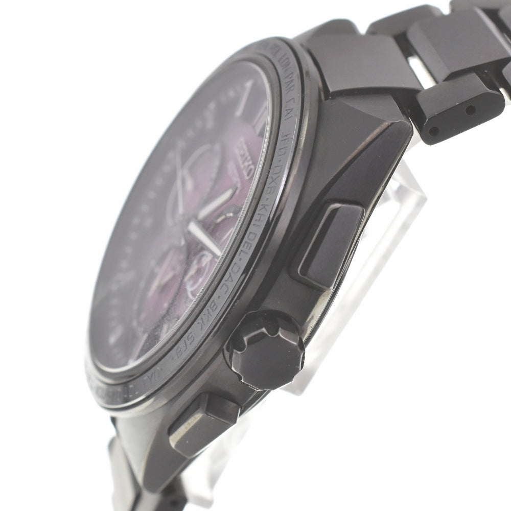 with paper SEIKO Astron Nexter SBXC123/5X53-0BW0 Limited to 1500 purple Dial GPS Solar Men's
 Watch K#140029