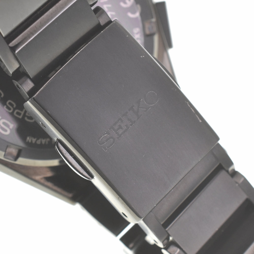 with paper SEIKO Astron Nexter SBXC123/5X53-0BW0 Limited to 1500 purple Dial GPS Solar Men's
 Watch K#140029