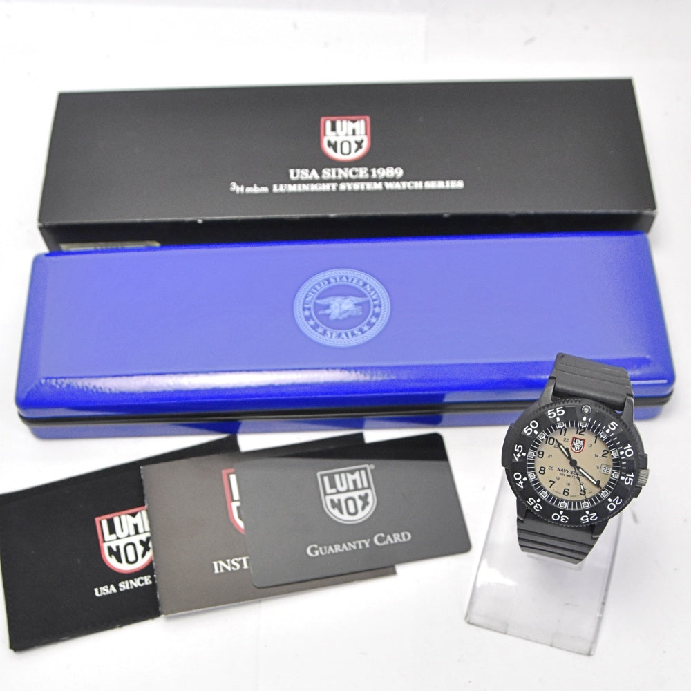 with paper LUMINOX Navy Seals 3000 Series Ref.3013 gray Dial Quartz Men's
 Watch O#140030
