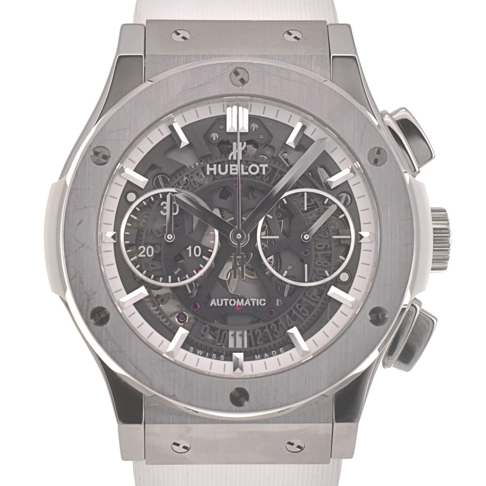 HUBLOT Aerofusion 525.NE.0127.LR Chronograph Date Black skeleton Dial Automatic Men's
 Watch J#140050