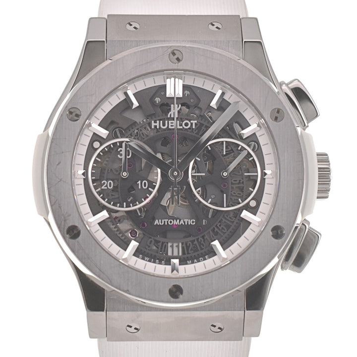 HUBLOT Aerofusion 525.NE.0127.LR Chronograph Date Black skeleton Dial Automatic Men's
 Watch J#140050