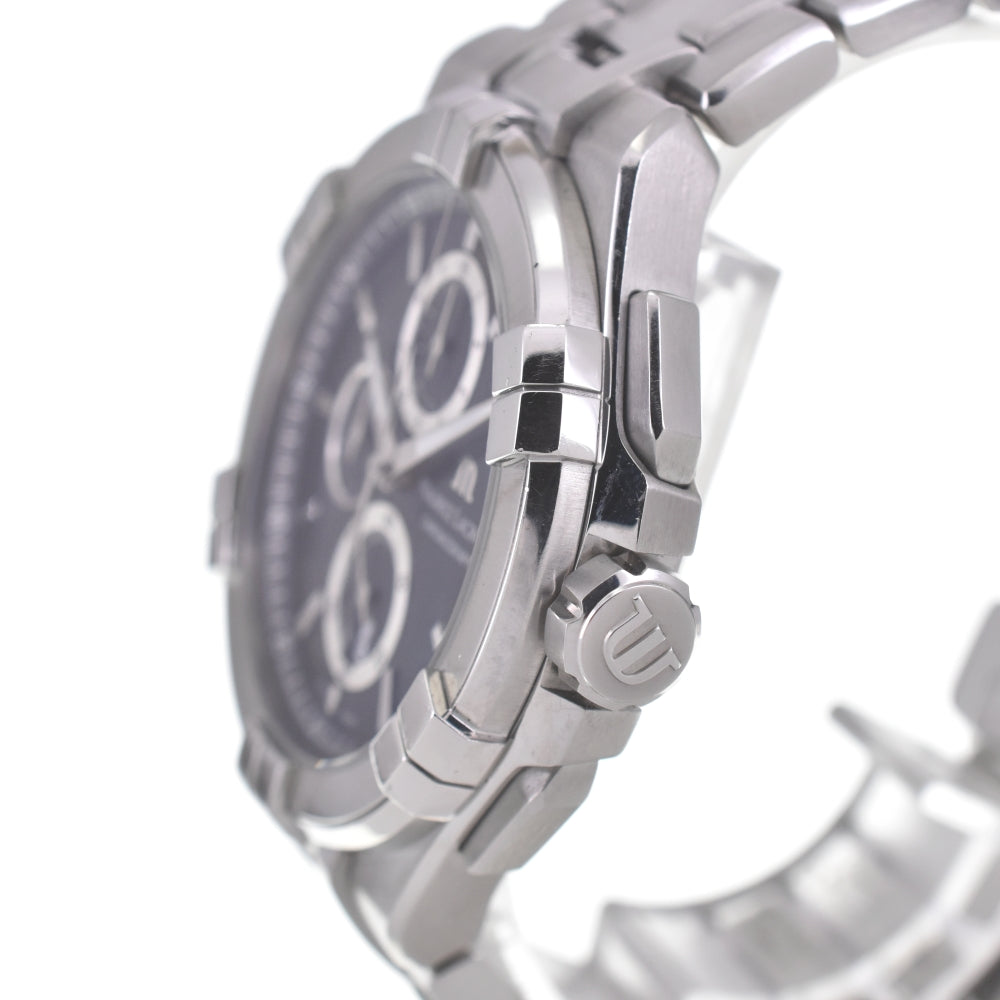 MAURICE LACROIX icon AI1018-SS002-330-1 Chronograph Date black Dial Quartz Men's
 Watch N#140066