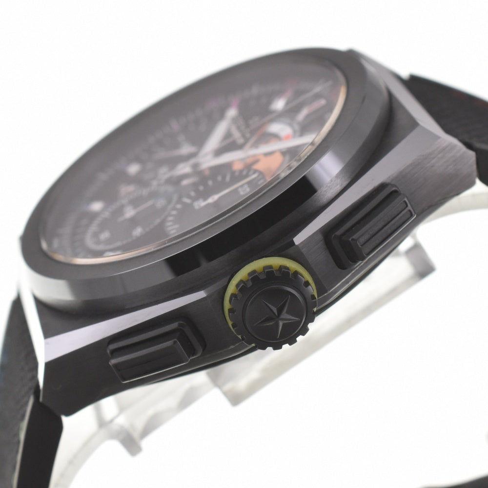ZENITH DEFY 21 CHROMA II 49.9013.9004/21.R952 500 worldwide limited Black Openwork Dial Automatic Men's
 Watch J#140085
