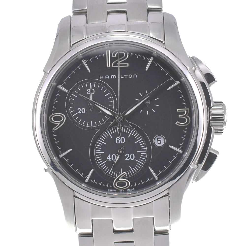 HAMILTON Jazz master H326120 Chronograph Date black Dial Quartz Men's
 Watch O#140101