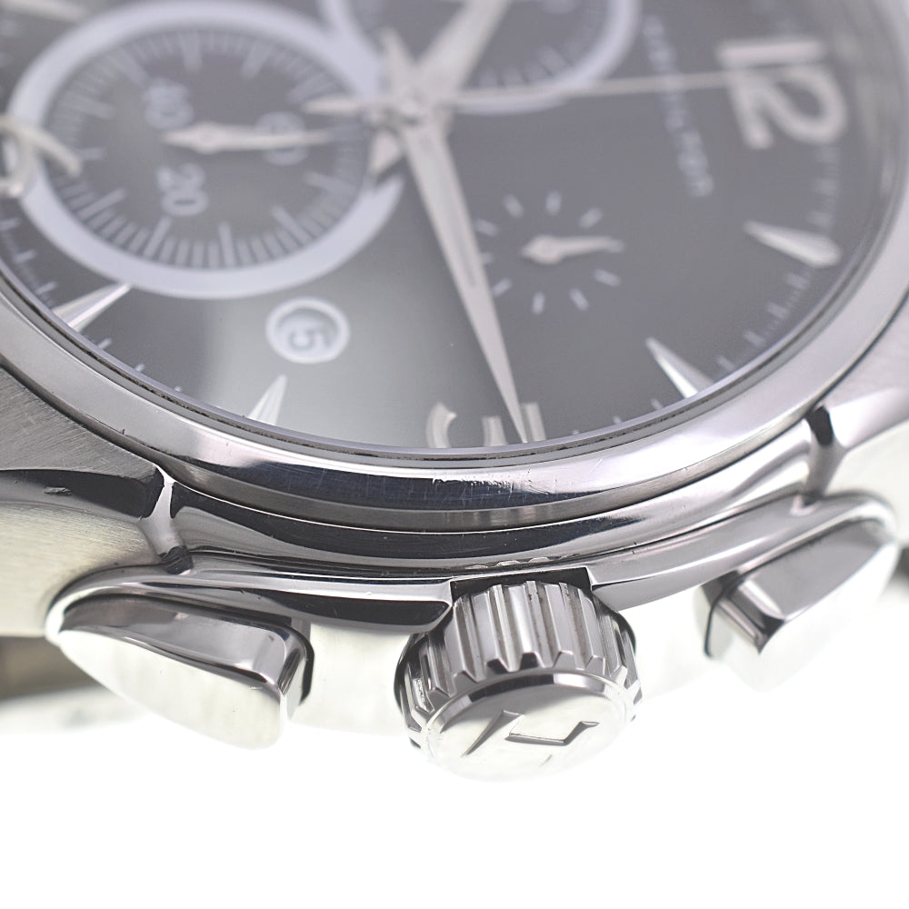 HAMILTON Jazz master H326120 Chronograph Date black Dial Quartz Men's
 Watch O#140101