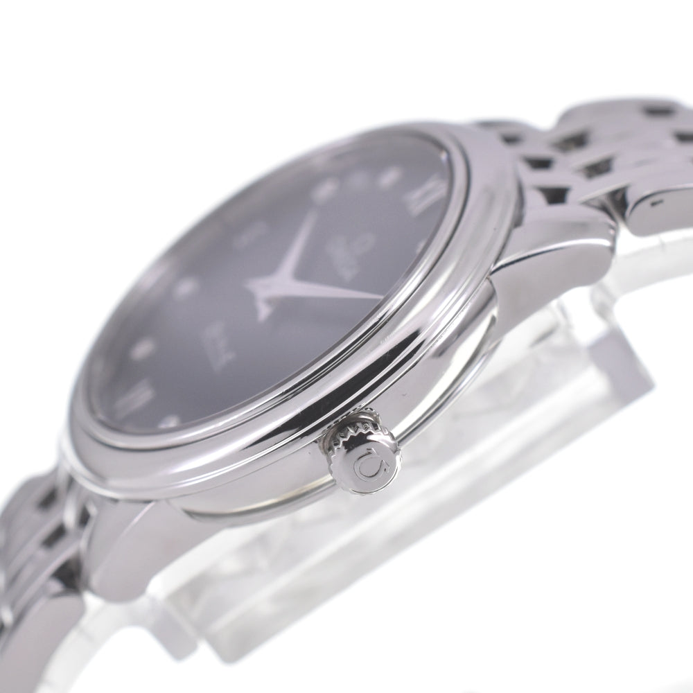 OMEGA De Ville Prestige 424.10.27.60.53.001 6P diamond blue Dial Quartz Ladies
 Watch N#140118