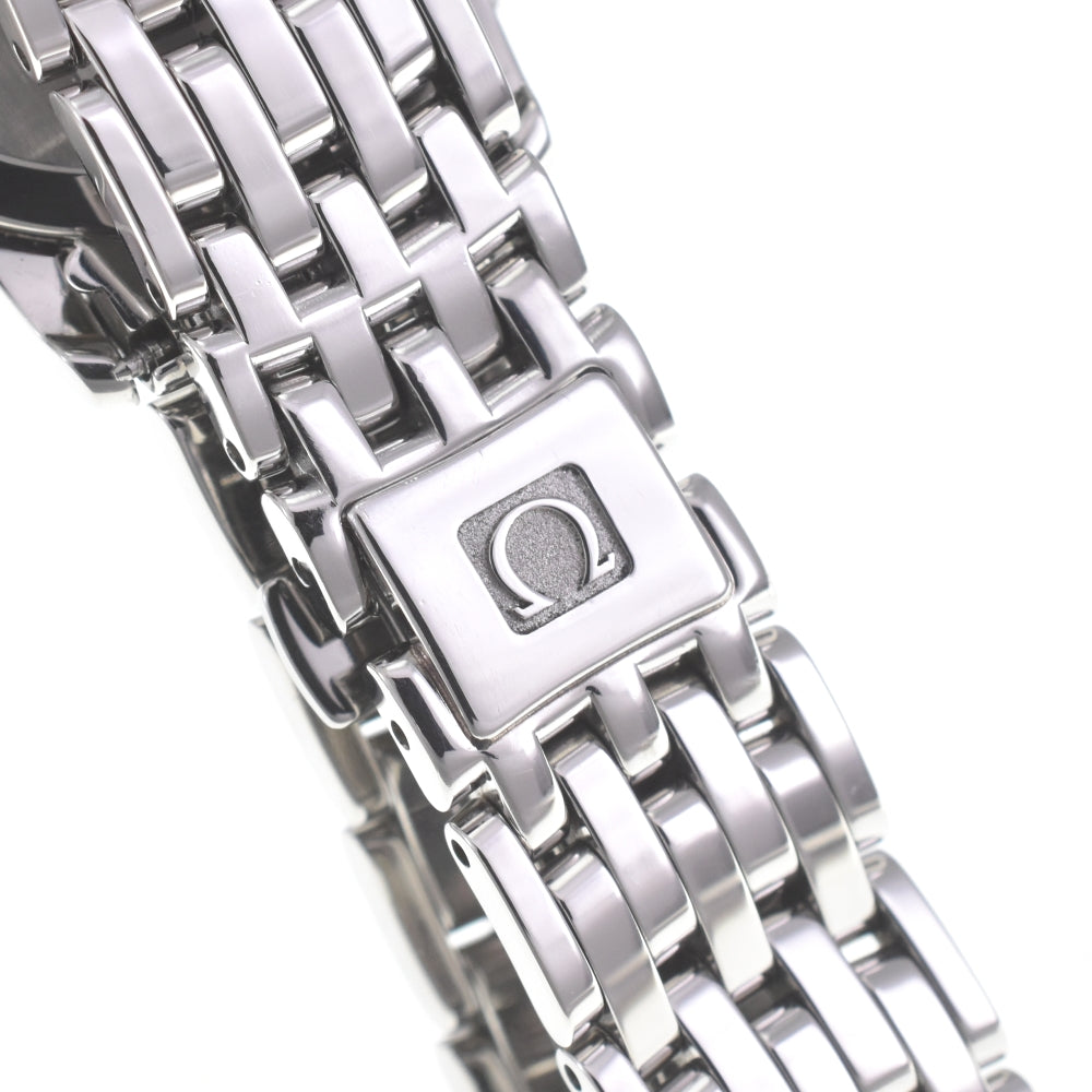 OMEGA De Ville Prestige 424.10.27.60.53.001 6P diamond blue Dial Quartz Ladies
 Watch N#140118