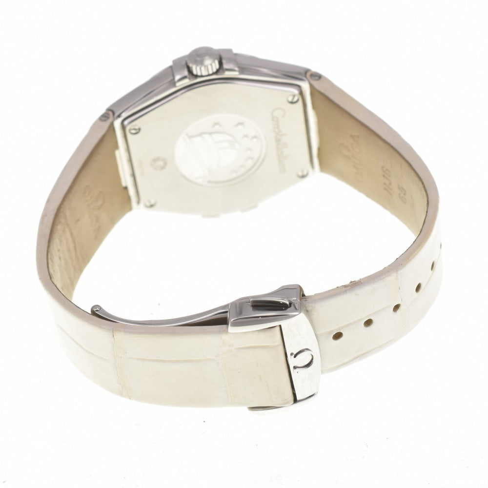 with paper OMEGA Constellation 123.13.35.60.52.001 11P Diamond Silver Dial Quartz Ladies
 Watch M#140139