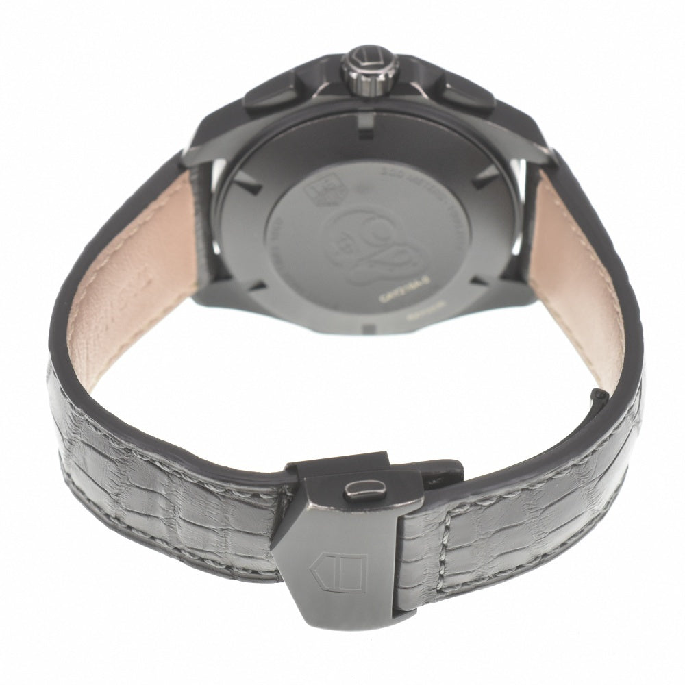 TAG HEUER Aqua Racer Black Phantom CAY218A Chronograph Date Caliber 16 black Dial Automatic Men's
 Watch K#140143