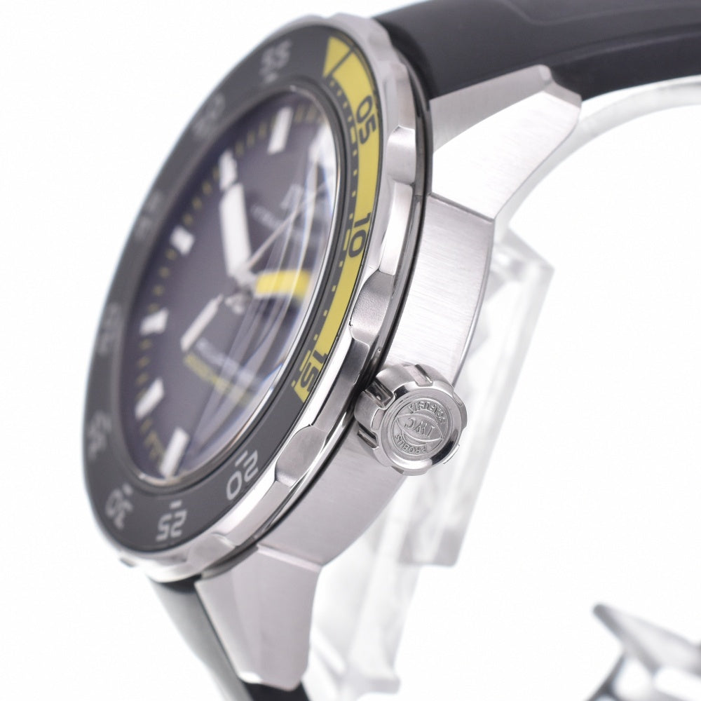 with paper IWC SCHAFFHAUSEN Aquatimer Automatic 2000 IW356808 black Dial Automatic Men's
 Watch L#140155