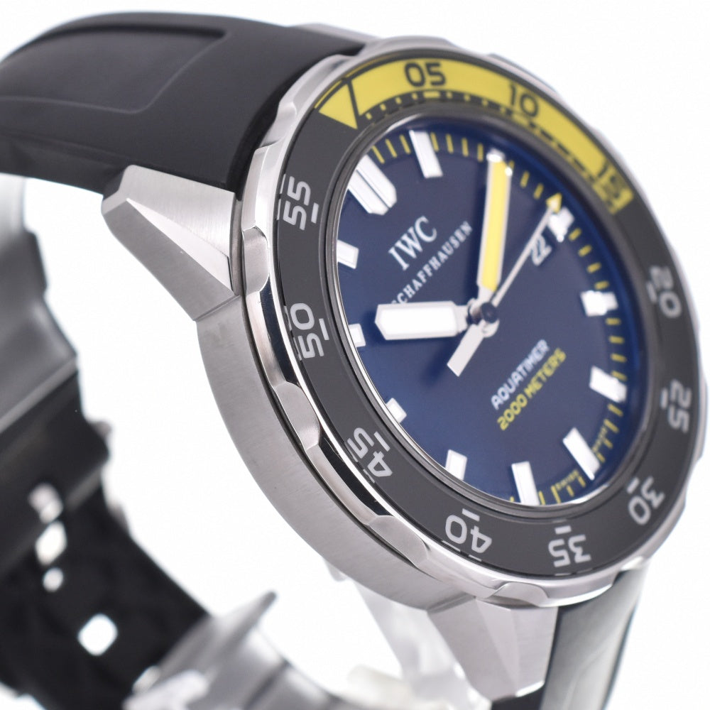 with paper IWC SCHAFFHAUSEN Aquatimer Automatic 2000 IW356808 black Dial Automatic Men's
 Watch L#140155