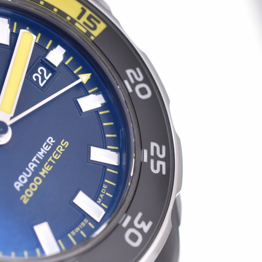 with paper IWC SCHAFFHAUSEN Aquatimer Automatic 2000 IW356808 black Dial Automatic Men's
 Watch L#140155